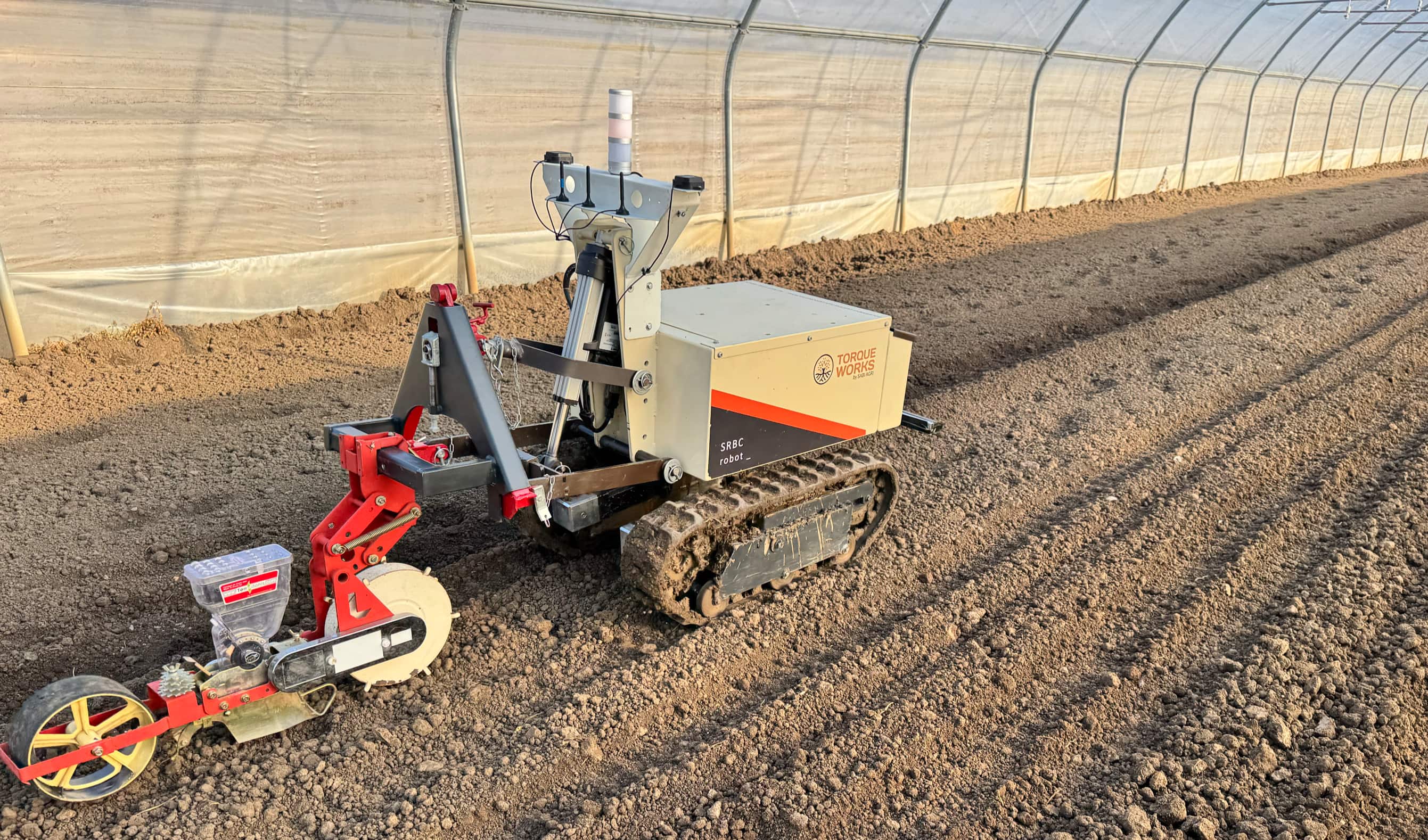 Robot SRBC — préparation du lit de semences et semis
