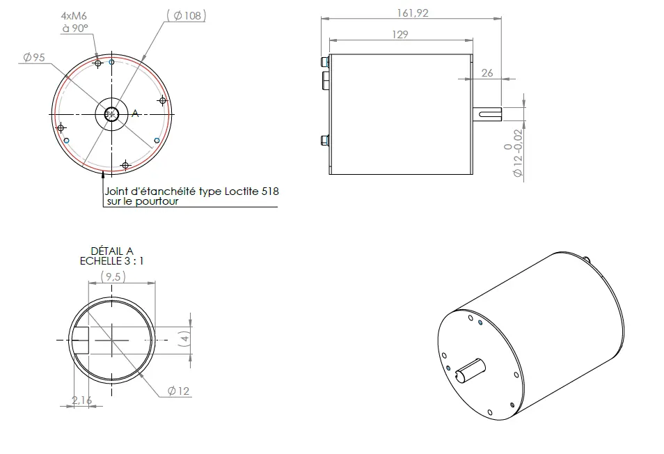 Plan côté moteur 1,5kW.webp
