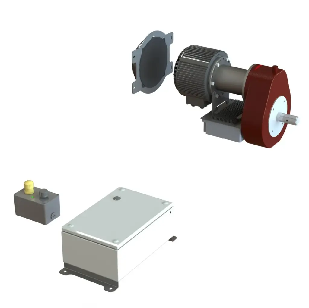 Kit de prise de force électrique 10cv avec boitier de commande