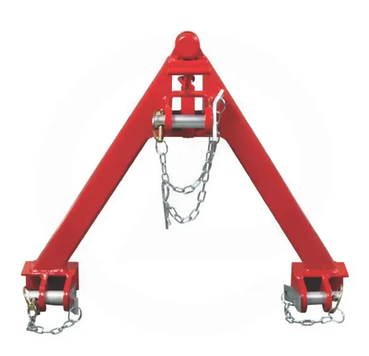 Machine-side hitch triangle for SRBC