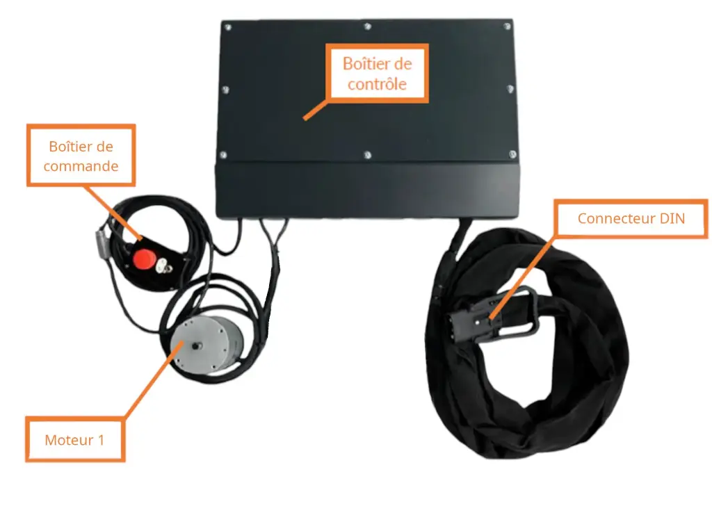 Alpo electrification kit for agricultural tools - 1 motor of 1.5kW