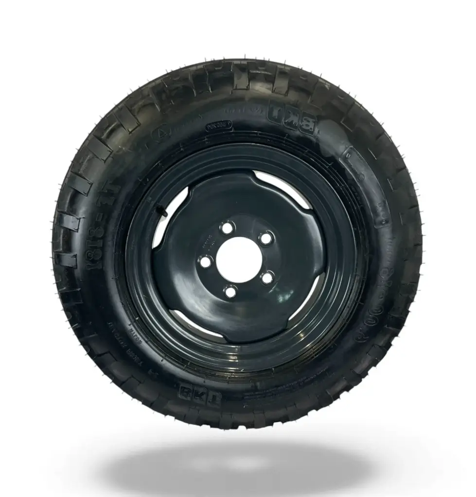 Straight-lined wheel with BKT 16" tyre and SF 505F Hub End rim